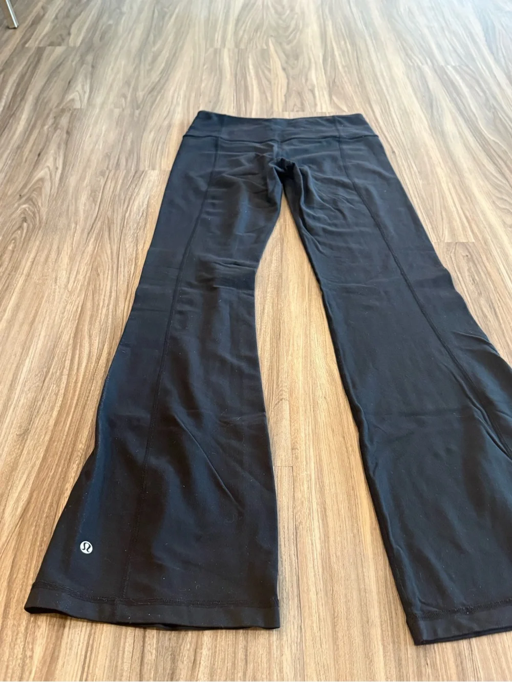lululemon athletica Black and Pink Reversible Flare Pants Size 6